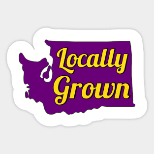 Locally Grown UW Sticker